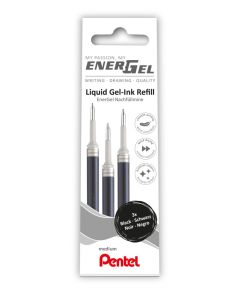 Pentel Energelvulling LR7 Set 3 St. Zwart