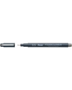 Pentel Fijnschrijver Pointliner S20P Grijs 0,5