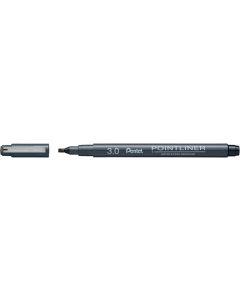 Pentel Kalligrafie Pointliner S20P Zwart 3,0